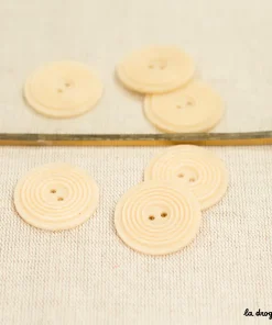 Bouton Grain de sable cerclé 2 trous 31 mm