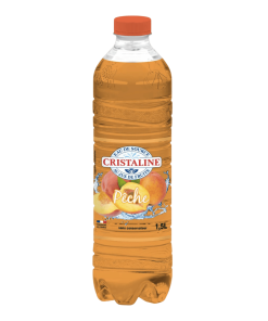 Cristaline Pêche 24 Bouteilles 1.5L