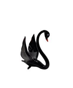 Sculpture cygne humoristique