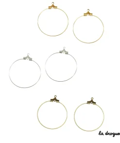 Créoles “anneau fil fin” 30 mm
