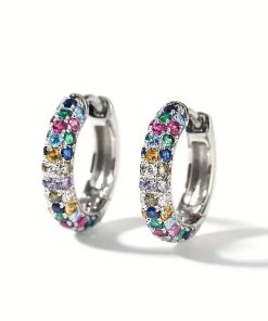 Boucles d&rsquo;oreilles Mosaïque précieuse