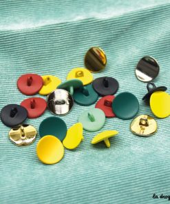 Bouton Chromatique ondulation 15 mm