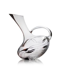 Carafe vin inclinée cristal galleria