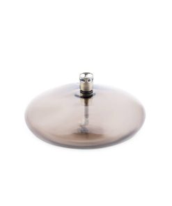 Lampe huile galet couleur champagne