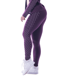 “NS” LEGGINGS BURGUNDY 653