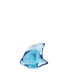 Pale blue fish lalique