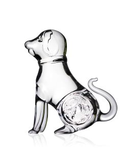 Chinese Zodiac Crystal dog Sculpture